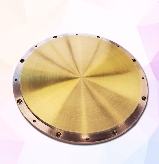 High Purity Gold Sputtering Target Material Custom Processing